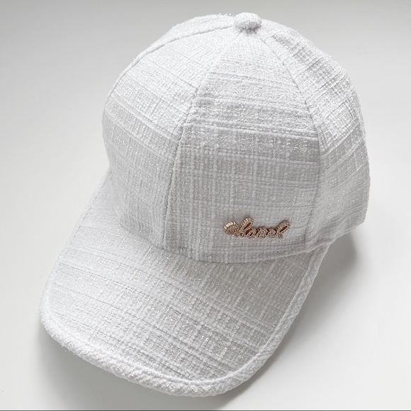 Chanel Tweed Baseball Cap 